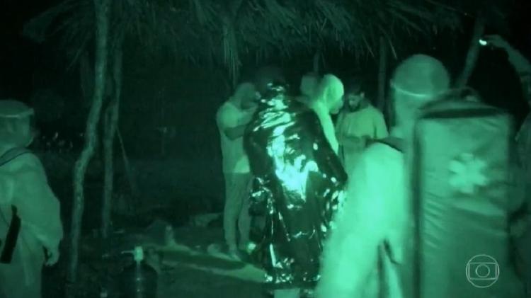 No Limite: Chuva assusta participantes - Reprodução/TV Globo - Reprodução/TV Globo