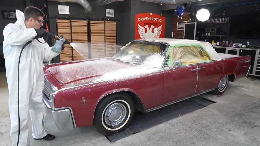 Lincoln Continental 1963 é restaurado - Reprodução
