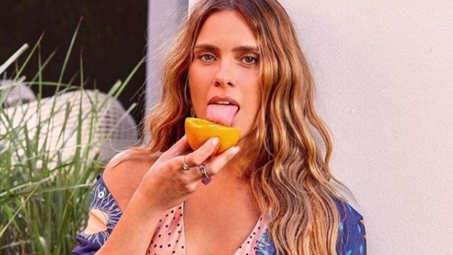 Carolina Dieckmann curte fim de semana com biquíni de bolinhas  - Reprodução/Instagram