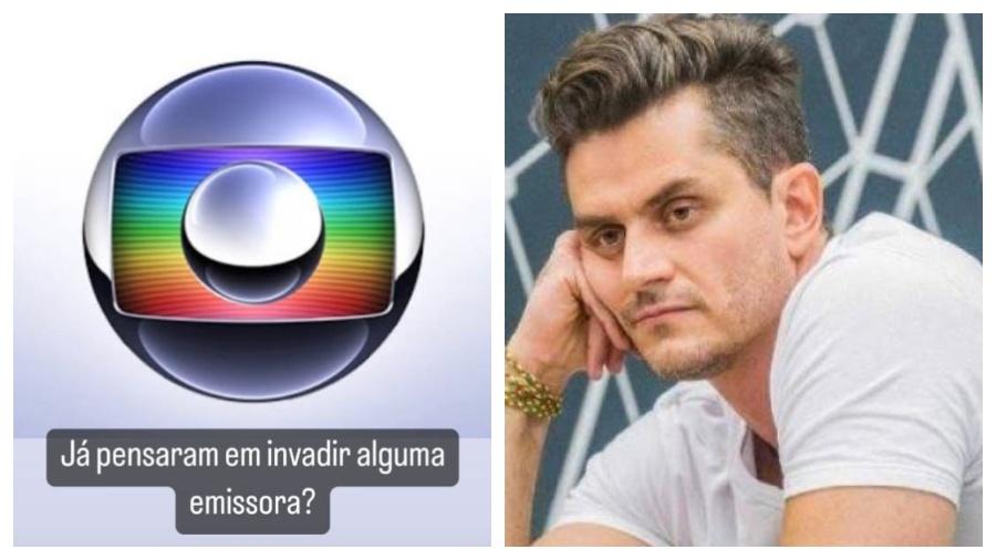 O ex-BBB Marcos Harter sugeriu aos vândalos bolsonaristas que invadam a TV Globo - Reprodução