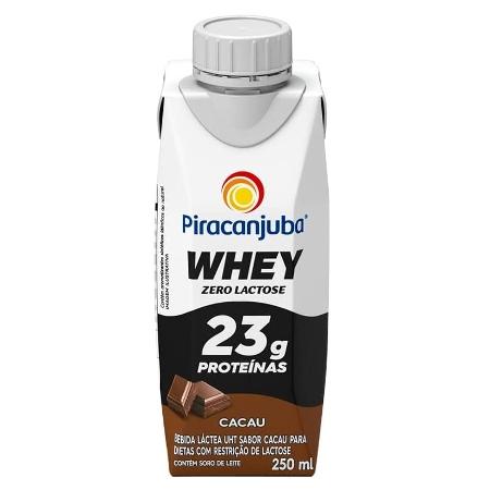 Whey Zero Lactose, sabor cacau - Piracanjuba - Divulgação - Divulgação