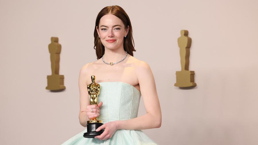 Emma Stone vence seu segundo Oscar na carreira - Rodin Eckenroth/Getty Images