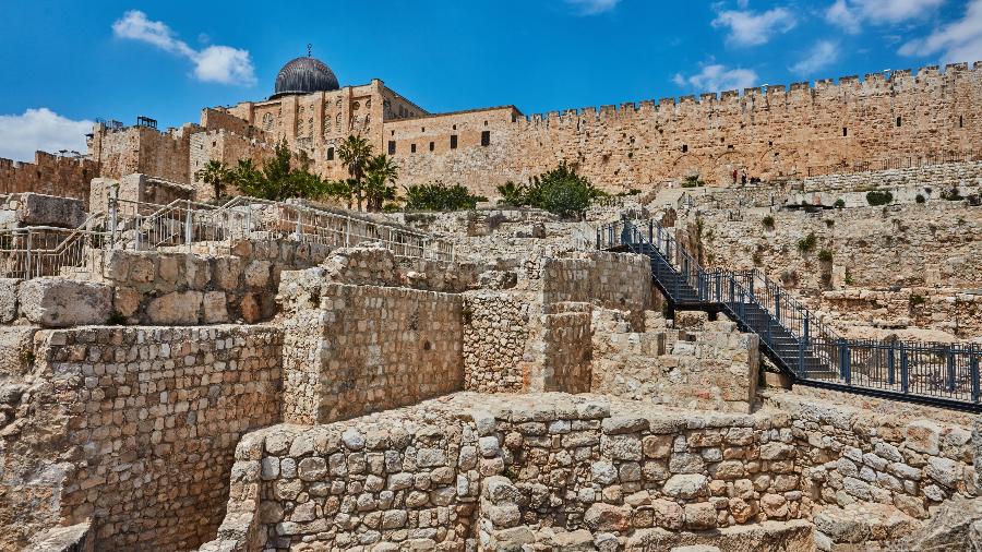 Escavações da Cidade de Davi, em Jerusalém - RasikaSekhara/Getty Images