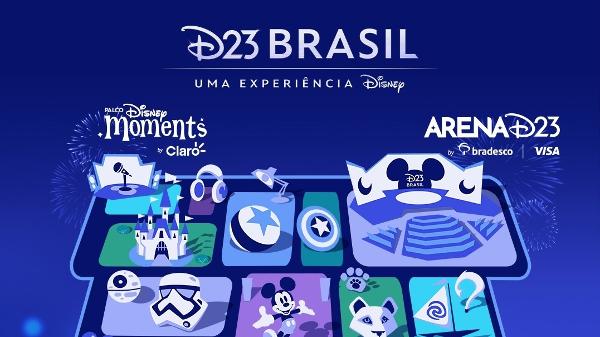 D23 - Uma Experiência Disney: mapa conceitual do evento em São Paulo é divulgado