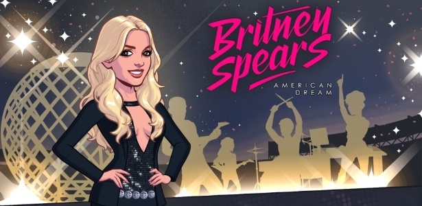 Britney Spears é a estrela de um novo game para celular que dá aos jogadores a missão de evoluírem em uma carreira musical - Divulgação