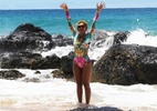 Beyoncé usa maiô de marca brasileira em viagem com a família ao Havaí - Reprodução/Divulgação