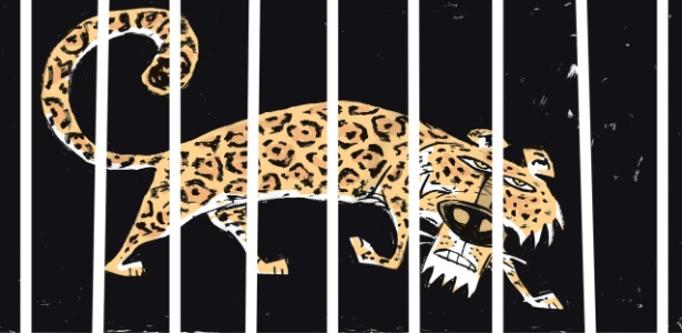 O jaguar de Ted Hughes - Fernando Gonsales/UOL - Fernando Gonsales/UOL