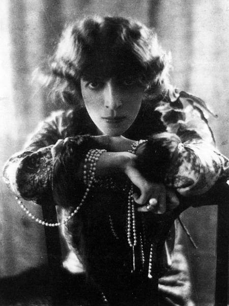 A marquesa italiana Luisa Casati em uma foto da primeira década do século 20 - Mondadori Portfolio via Getty Images - Mondadori Portfolio via Getty Images