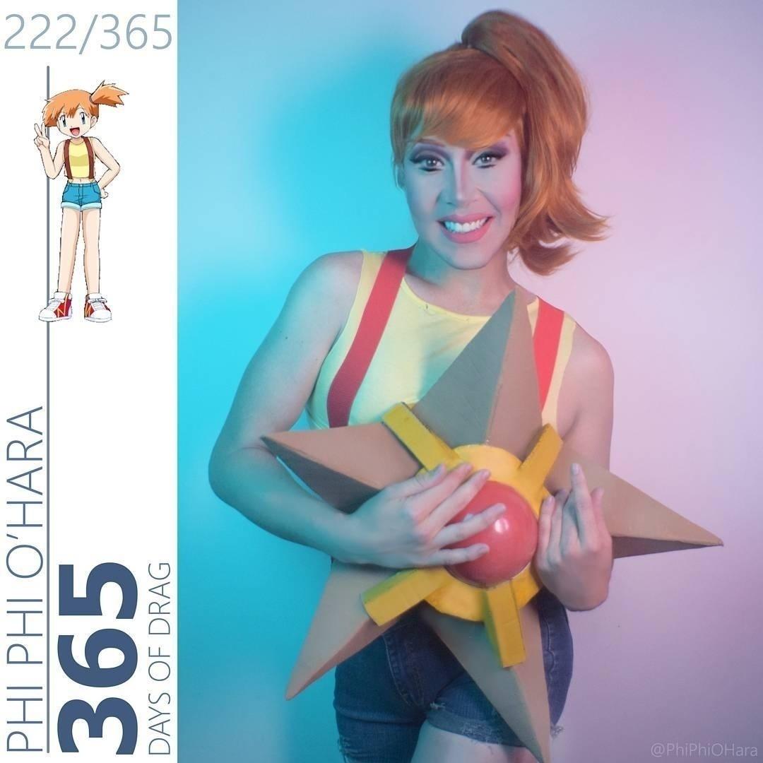 Phi Phi O'Hara como cosplay de Misty, de "Pokémon" - Reprodução/Instagram