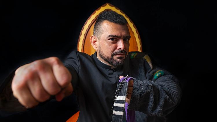 Padre João Claudio é lutador de jiu-jitsu - Rodrigo Campanário/Divulgação - Rodrigo Campanário/Divulgação