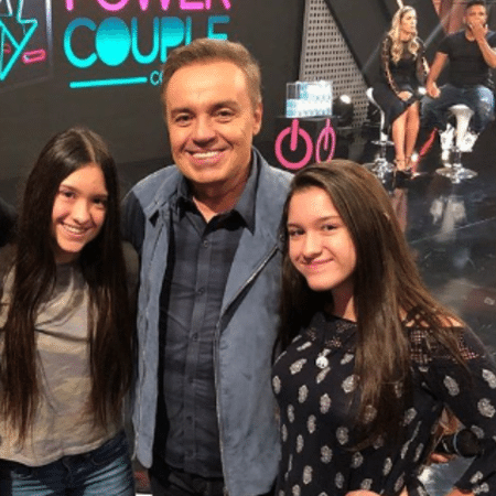 Gugu Liberato com as filhas, Sofia e Marina - Reprodução/Instagram
