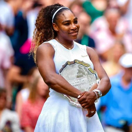 Serena Williams após jogo da final feminina de Wimbledon 2019 - Reprodução/Instagram