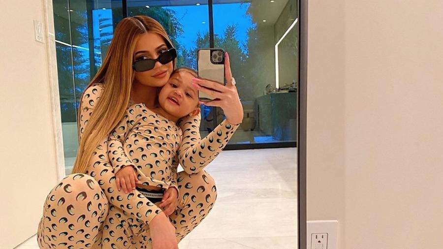 Kylie Jenner com a filha Stormi - Reprodução/Instagram