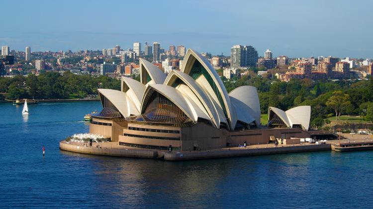 Opera House, em Sidney, na Austrália - Getty Images - Getty Images
