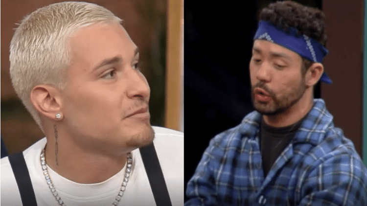 A Fazenda 2021: Rico e MC Gui discutem no intervalo - Reprodução/PlayPlus - Reprodução/PlayPlus
