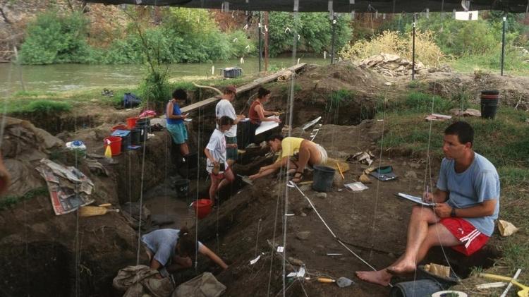 Pesquisadores estudaram restos do Homo erectus do início do Pleistoceno Médio em Gesher Benot Ya'aqov, atual Israel - Divulgação/Tel Aviv University - Divulgação/Tel Aviv University