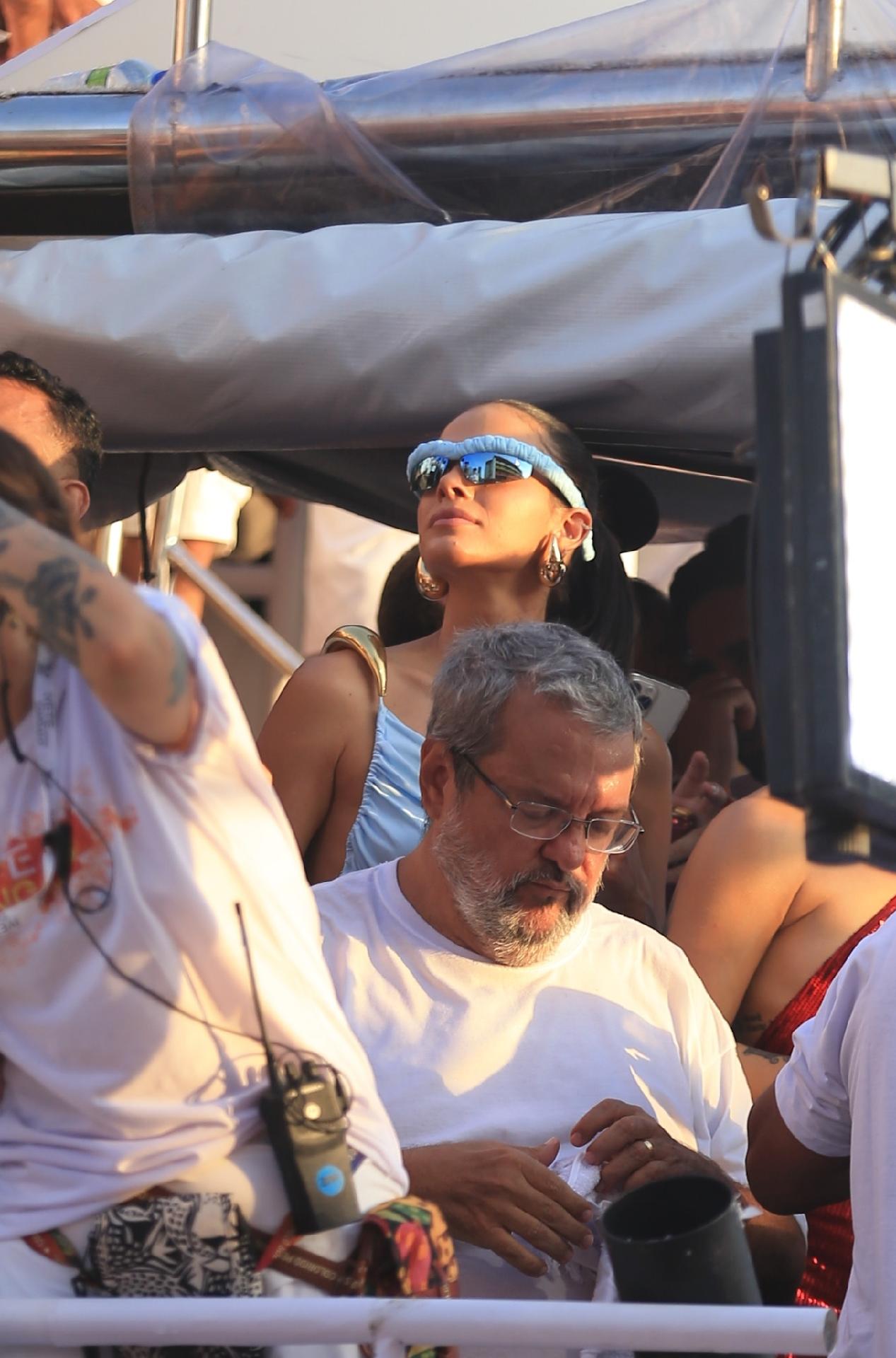 Bruna Marquezine curte show da Ivete em trio elétrico em Salvador - Dilson Silva / AgNews