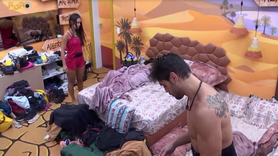 BBB 23: Larissa conta para Fred e Sapato sobre tombo com Key  - Reprodução/Globoplay