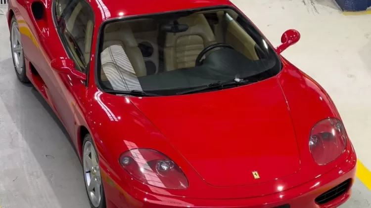 Ferrari 360 Modena 2003 após restauração na oficina Kalu Imports, que acaba de ser concluída - Divulgação - Divulgação