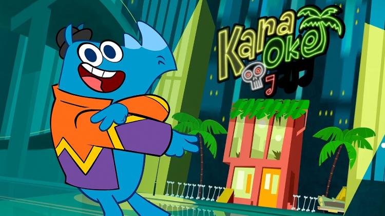 Giga, rinoceronte protagonista de "Gigablaster", desenho que será lançado pelo canal pago Gloob em 2019 - Divulgação/Estricnina - Divulgação/Estricnina