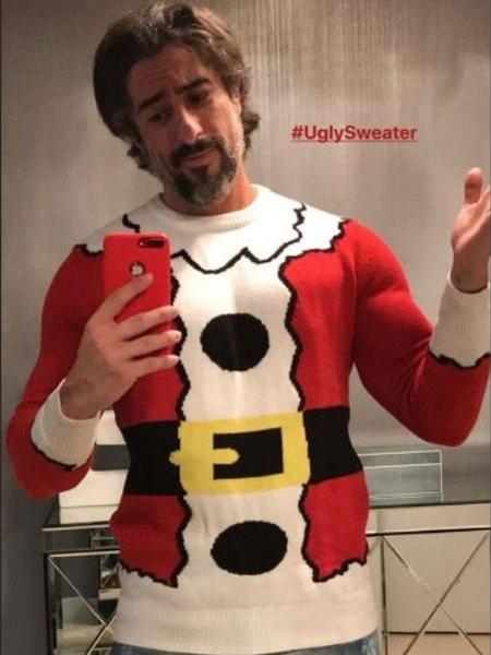 Marcos Mion mostra seu suéter de Natal - Reprodução/Instagram