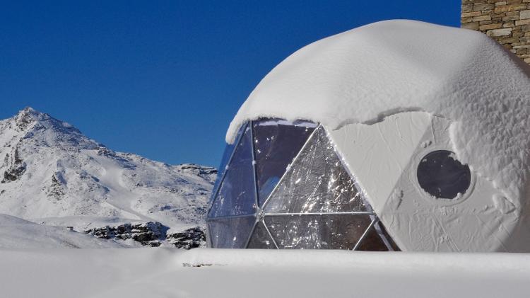 Um iglu para dormir - Divulgação/Val Thorens - Divulgação/Val Thorens