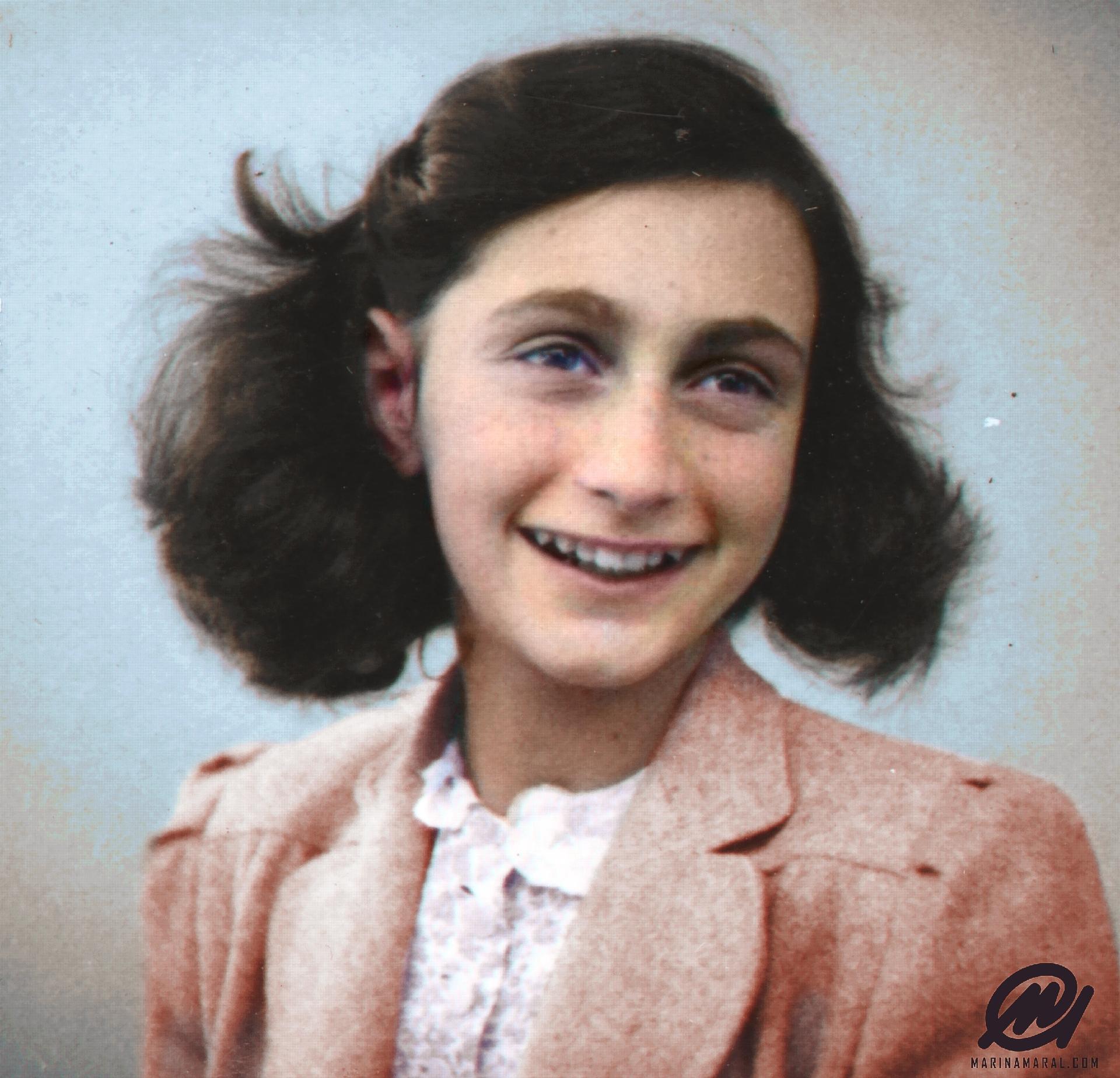 Anne Frank - Arte: Marina Amaral