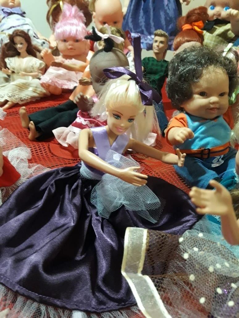 Confira algumas das bonecas já reformadas pela iniciativa - Acervo pessoal