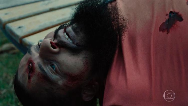 Geraldo (Pierre Bittencourt) é assassinado em "Carcereiros", série da Globo - Reprodução/TV Globo - Reprodução/TV Globo