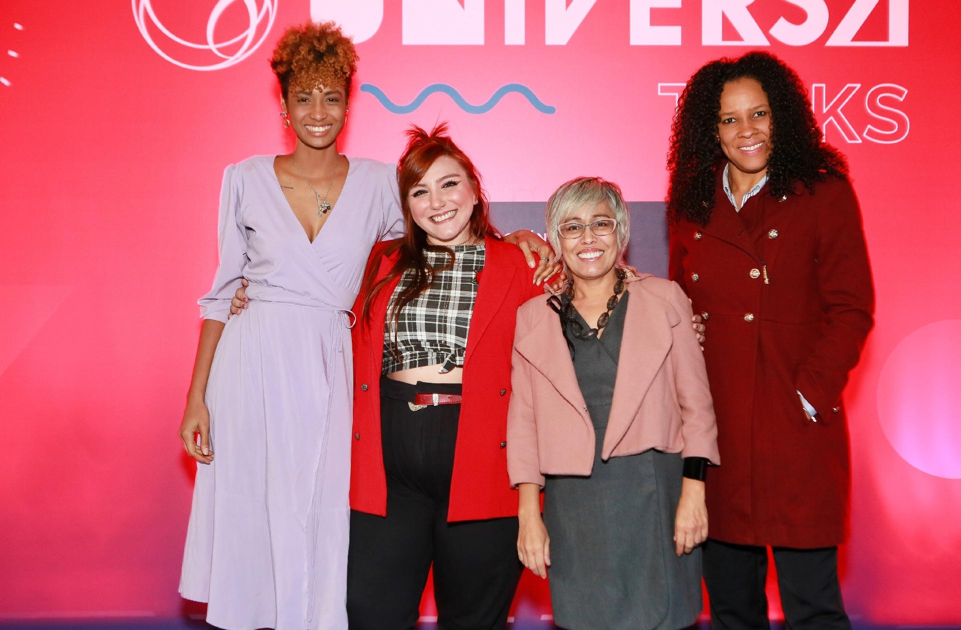 Stephanie, Juliana, Brenda e Mafoane em Universa Talks - Mariana Pekin/UOL