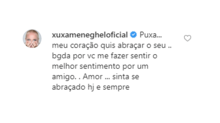 Xuxa e Mion - Reprodução/Instagram - Reprodução/Instagram