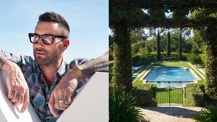 Adam Levine compra mansão de R$ 126 milhões - Imagem: Reprodução/Instagram@adamlevine/Zillow