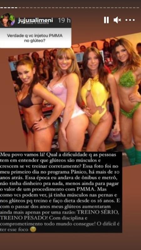Juju rebate fã - Imagem: Reprodução/Instagram@jujusalimeni - Imagem: Reprodução/Instagram@jujusalimeni
