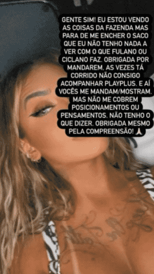 A Fazenda 2021: Mirella comenta sobre Dynho dormir com Sthe e Mileide