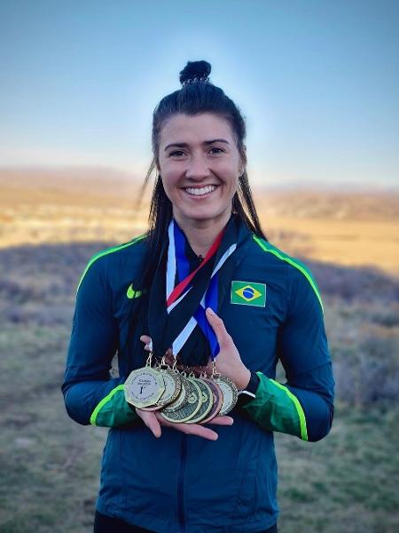 A gaúcha Nicole Silveira conquistou melhor resultado do Brasil no skeleton nas Olímpiadas de Inverno  - Reprodução/Instagram