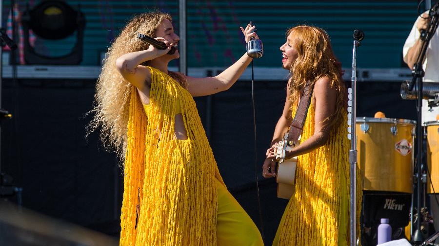 Anavitória é uma das principais atrações do Festivalzinho, que acontece no sábado, em São Paulo - Mauricio Santana/Getty Images