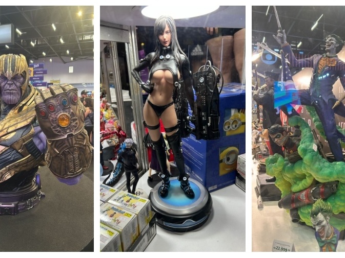 CCXP 24: Thanos, Coringa, colecionadores vão à loucura com itens raros
