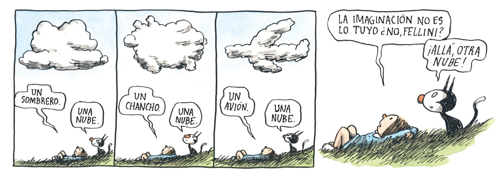 Tirinha de "Macanudo" feita pelo desenhista argentino Liniers - Divulgação/Macanudismo