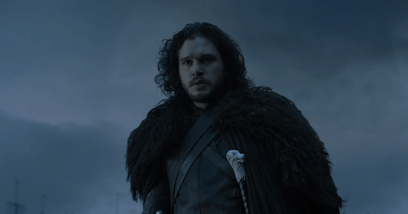 Jon Snow (Kit Harington) em teaser da sexta temporada de "Game of Thrones" - Reprodução/HBO
