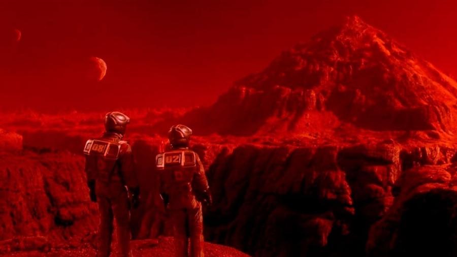 Filme "O Vingador do Futuro" (1990) mostra futuro distópico em Marte  - Reprodução