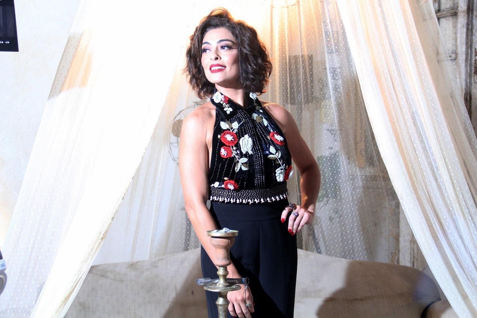 6.dez.2016 - Juliana Paes no lançamento da minissérie "Dois Irmãos", que aconteceu na noite desta terça-feira no Rio - Marcos Ferreira /Brazil News