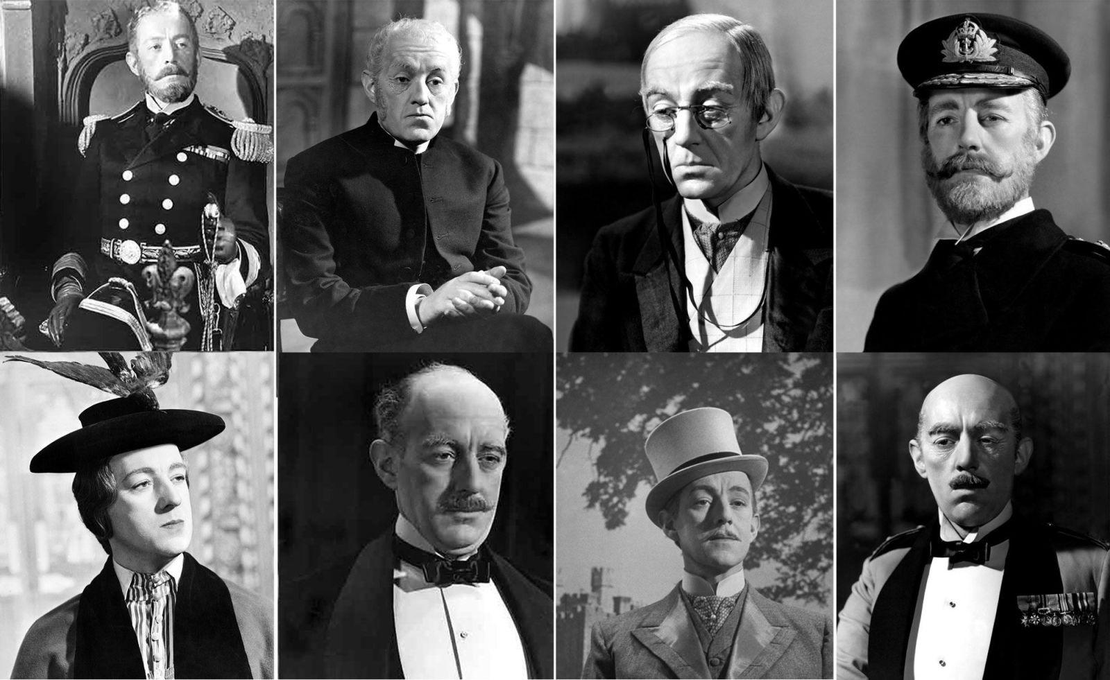 Ator britânico Alec Guinness fez oito personagens no clássico "As Oito Vitimas" - Divyulgação