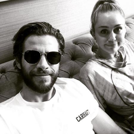Liam Hermsworth e Miley Cyrus - Reprodução/Instagram