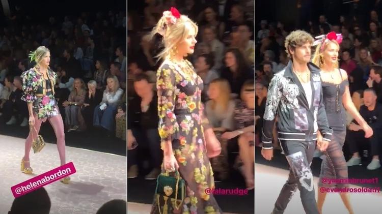 Helena Bordon, Lalá Rudge e Yasmin Brunet - Reprodução/Instagram - Reprodução/Instagram