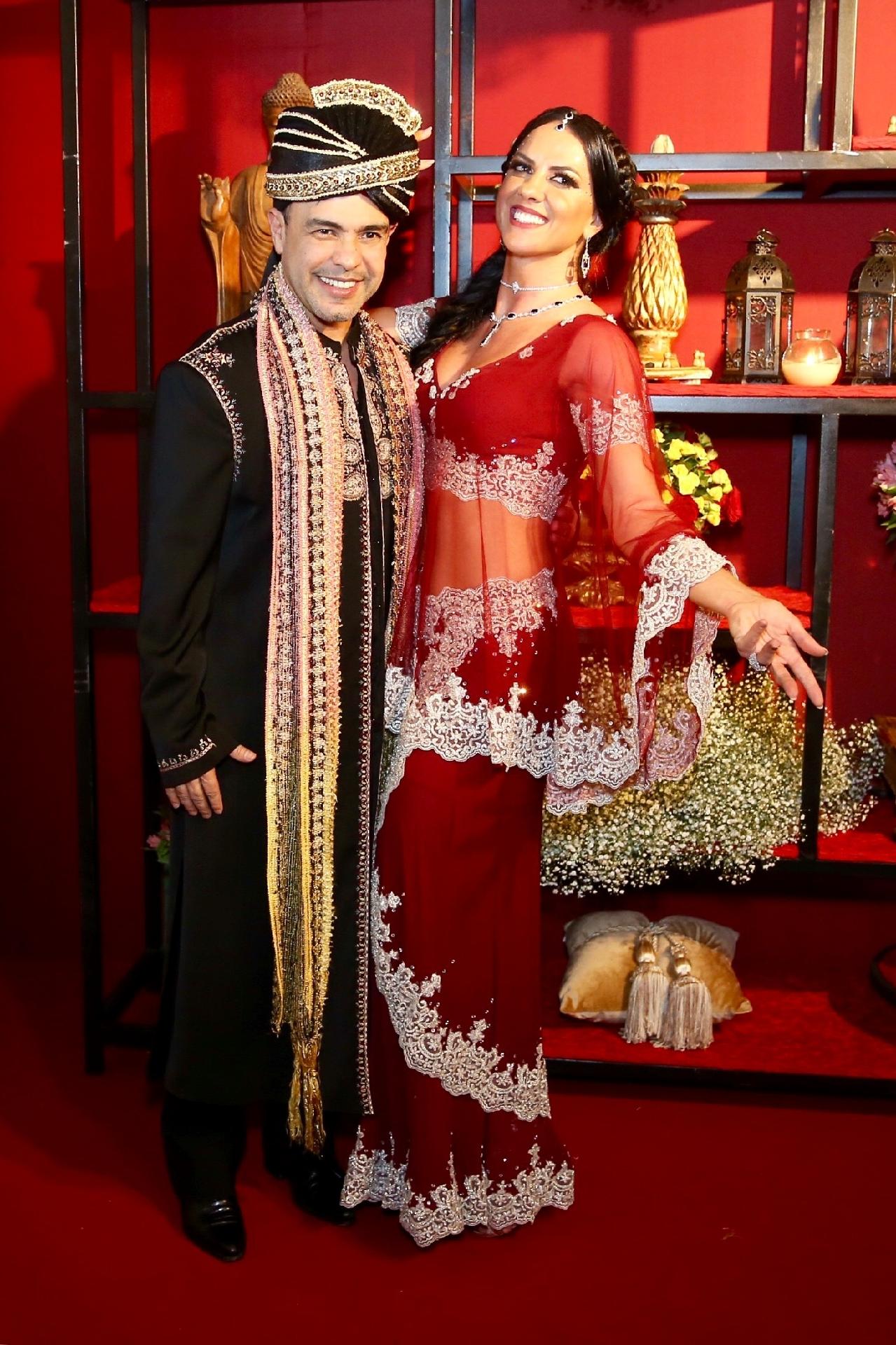 Zezé e Graciele posam para fotógrafos - Manuela Scarpa/Brazil News