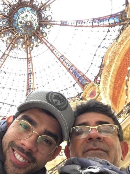 Cizinato Diniz em foto com o filho, Gabriel Diniz - Reprodução/Instagram