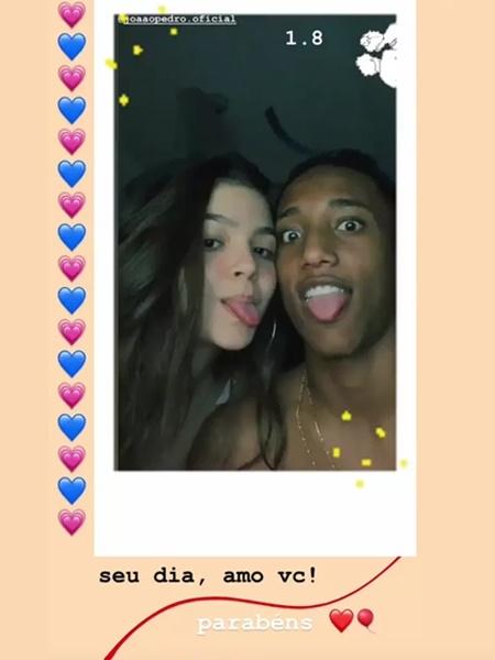 Mel Maia faz declaração a João Pedro - Reprodução/Instagram - Reprodução/Instagram