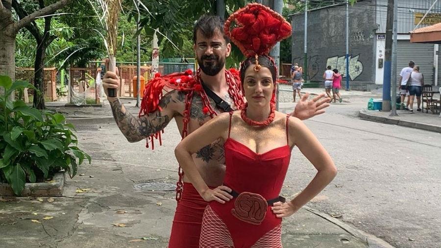 Clarice Falcão e o namorado, Guilherme Guedes - Reprodução/Instagram