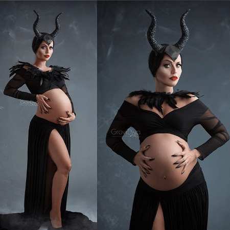 Fotógrafa transforma mulheres grávidas em personagens do cinema
