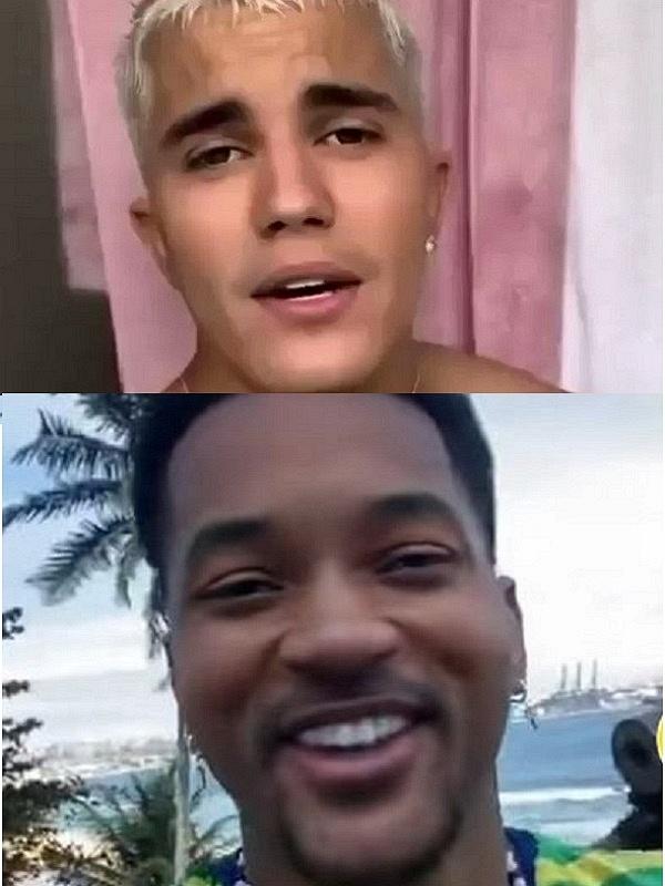 O Justin Bieber brasileiro e o Will Smith baiano com seus filtros
